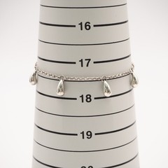 TIFFANY&Co. 5 Teardrop Bracelet SV925Necklace Silver Silver-