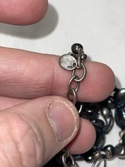 VTG Chan Luu 5 Strand Multicolor Freshwater Pearl & Sterling Silver Bracelet 925