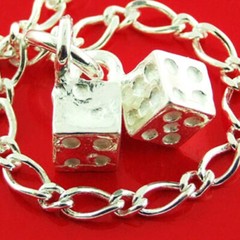 CHARM BRACELET GENUINE REAL 925 SOLID STERLING SILVER TRADITIONAL DESIGN