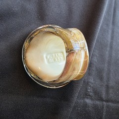 MURANO Art Glass RING Sommerso, Venetian Gold Copper Silver Sz 7.75