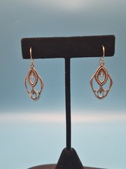 Silver 925 Hand Made In India Earrings Dangle #E108
