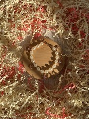 Pearly Beach Charms Bead Bracelet!