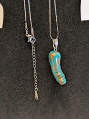 Handmade Dick Jewelry, Faux Copper Patina, Male Peen, Adult Art, Penis Necklace