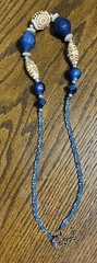 Handcrafted Chevron and other misc beads Necklace