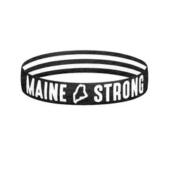 Reversible Maine Strong Wristband Bracelet Maine Bracelet