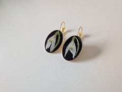Handmade Resin Earrings Cute Unique Gift For Women Hypoallergenic