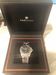 Tag Heuer mens watch, Diamonds on each number, never worn, all Original Box