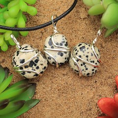 Dalmatian Agate Necklace
