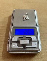 925 Sterling Silver Flower Floral Charm Pendant Cz Small Minimal Jewelry 2.25 g