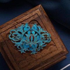 Chinese Retro Original Designer Craftsmanship Handmade Filigree Brooch
