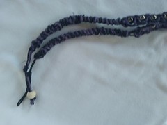 HEMP SURFER SKATER HIPPIE NECKLACE 24″ Unisex Boho Beaded Macrame USA Seller