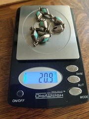 Vintage Sterling Turquoise Bracelet 7 inches Signed TO-SO Mexico 20 GRAMS