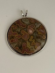 Tuber Agate Pendant 1.5 Inch
