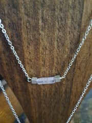 Handmade Vintage Amethyst/Silver Necklace.Unique-Change From One Necklace To Two