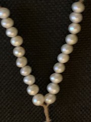 Silpada Silver Cultured Pearls & Clear Natural Stones Necklace