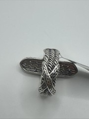 Artisan Collection of Bali moonstone elongated Sterling Silver ring Size 9