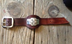 Sterling Silver Ketoh Bowguard Cross Bracelet Sundance Artist