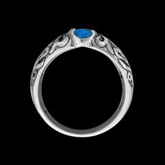 925 Sterling Silver Topaz Ring, Topaz Diamond Ring, November Birthstone…