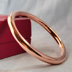 1 Pc Pure Copper Bracelet Bangle, Healing Bangles, Unisex, Thick Bangle