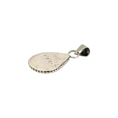 Vernon Vacit, Pendant, Multi-Stone, Sterling Silver, Zuni Handmade, 1 1/2″
