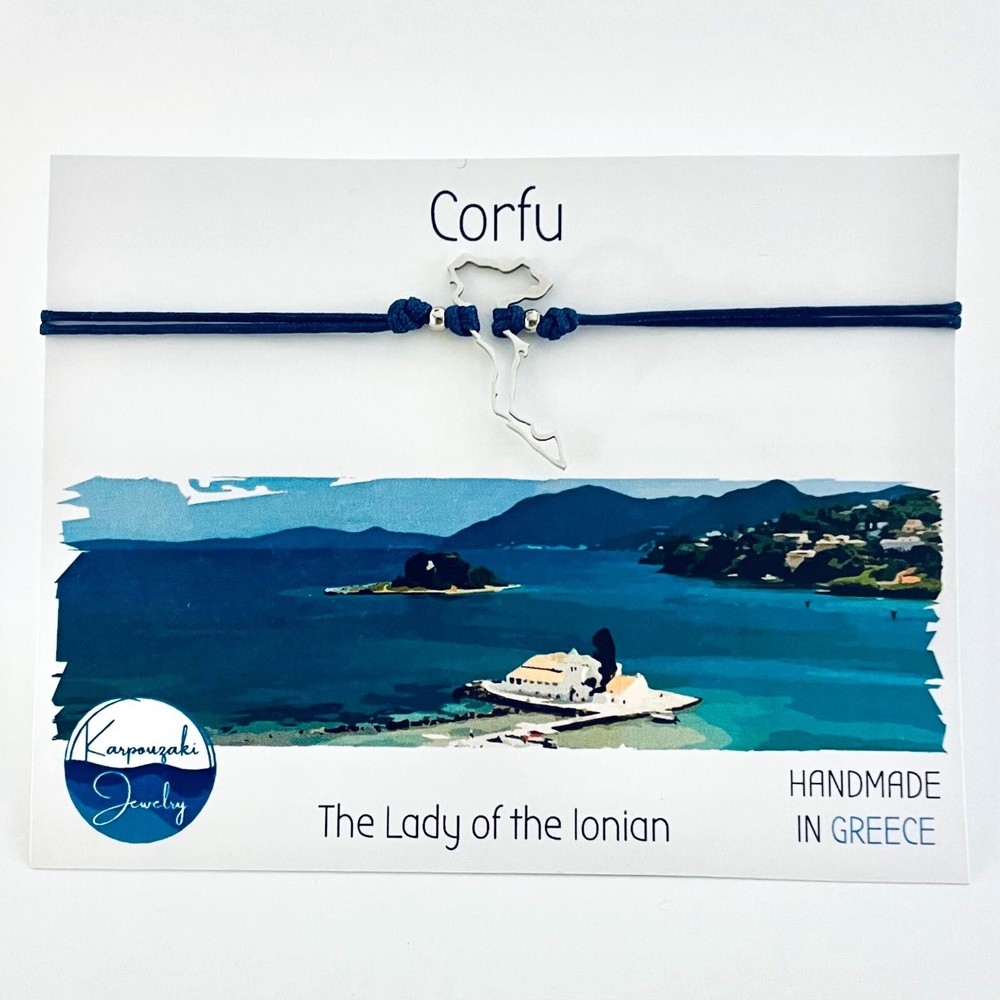 Greek Goddess Aesthetic Bracelet – Corfu, Stainless Steel Waterproof Bracelet