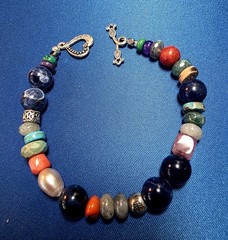 Southwest -Style Bohemian Multi-Gemstone Toggle Bracelet – NEW