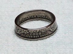 ARIZONA – Size 9 State Quarter Coin Ring