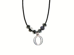INITIAL «O» PENDANT NECKLACE (13 7/8″): HAND-MADE JEWELRY BY T.L.C.