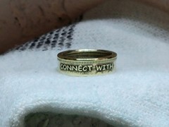 WILD SIDE – Size 5.5 Token Coin Ring