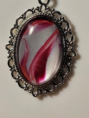 Handcrafted Fluid Art Jewelry – Unique Pendant Glass Wearable Art