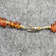 Lee Sands Amber and Turquoise 28″ Necklace made in Hawaii
