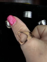 Handcrafted Silver Spoon Ring Size 14 Heart Nature Wrap Adjustable Unisex Adults
