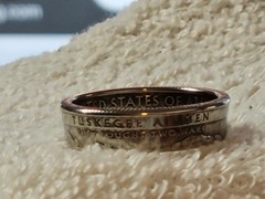 TUSKEGEE AIRMEN, AL. – Size 10 State Quarter Coin Ring