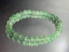 Special Price！Unique Pick ！6.4mm Green Aventurine Bracelet