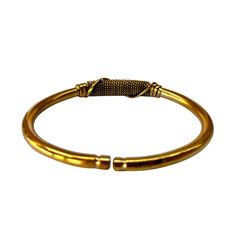 Handmade Bracelet African Cuff Wrap Bangle Unisex Brass New Made in Kenya