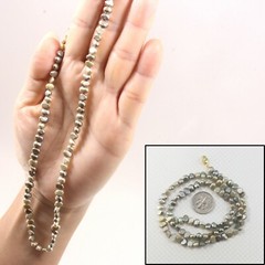Simple and elegant Baby Baroque pearl necklace
