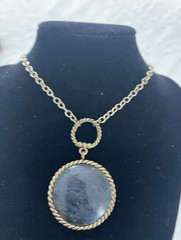 Barse Studio Bronze Necklace (long) With Pendant