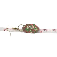 Handmade 1.75in Dangle/Drop Multicolor Hexagon Polymer Clay Earrings
