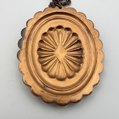 Vintage Solid Copper Concho Necklace Southwestern 30″ Artisan Healing