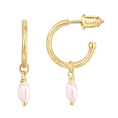 PAVOI 14K Yellow Gold Plated 925 Sterling Silver 0.55 inches,