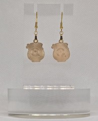 Dangling Fall Honey Pot Golden French Hook Fashion Earrings