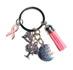 Breast Cancer Awareness Luggage Tag, Backpack Tag, Key Chain Tag