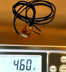 AMBER PENDANT Insect Gift Rectangular Baltic AMBER on Cord Unisex 4,6g 17897