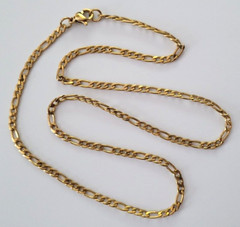 Gold Plated Neck Chain – Length: 56 Cm, Width: 0.3 Cm
