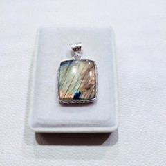 WOW Labradorite Pendant 925 Sterling Silver Pendant Handmade Gemstone Jewelry