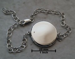 Pulmonary Embolism Medical Alert 925 Sterling Silver Adjustable Bracelet