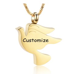 Peace Dove Cremation Necklaces for Ashes for Dad / Ashes Keepsake Memorial Gift