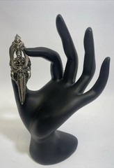 RARE Axel Stocks Large Claw Ring Size 8 -1980’s!!