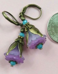 ACRYLIC FLOWERS Bronze Petals handcrafted U choose 722
