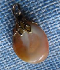 Natural Jasper Pendant Reddish, White, Brown